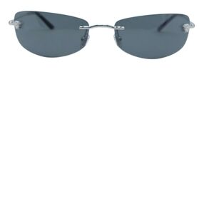 VERSACE Stylish Silver Sunglasses 100% AUTHENTIC  & NEW